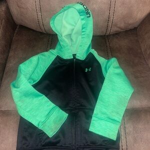 Under Armour Kids Mint and Black Hoodie